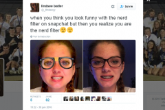 Un filtre Snapchat, jugé trop réaliste, ne fait pas rire tous les ados américains Un filtre Snapchat, jugé trop réaliste, ne fait pas rire tous les ados américains